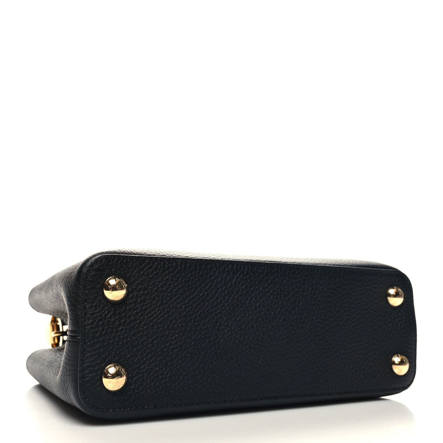 Louis Vuitton Taurillon Shearling Enamel Blossoms Capucines BB Black 4 of 10