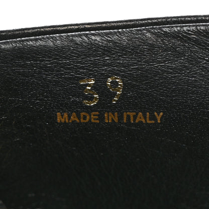 Prada Nappa Metal Triangle Logo Ballet Flats 39 Black 7 of 9