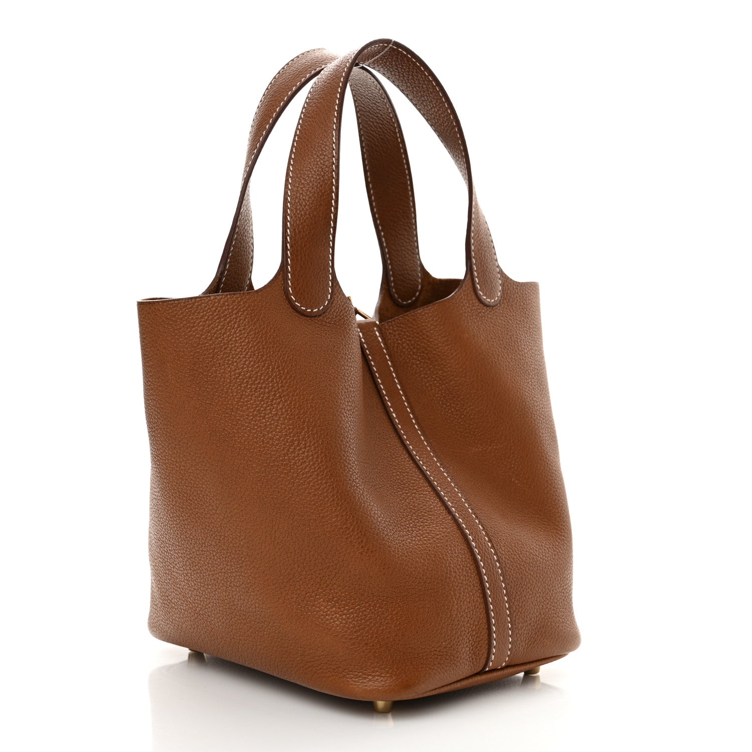 Hermes Barenia Faubourg Picotin Lock 18 PM Fauve 3 of 12