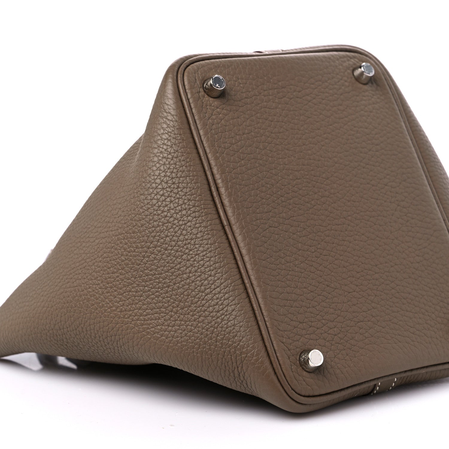 Hermes Taurillon Clemence Picotin Lock 18 PM Etoupe 7 of 9
