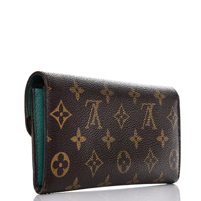 Louis Vuitton Monogram Emilie Wallet Vert 3 of 10