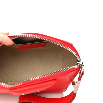 Givenchy Sugar Goatskin Small Antigona Beauty Wristlet Red 6 of 14