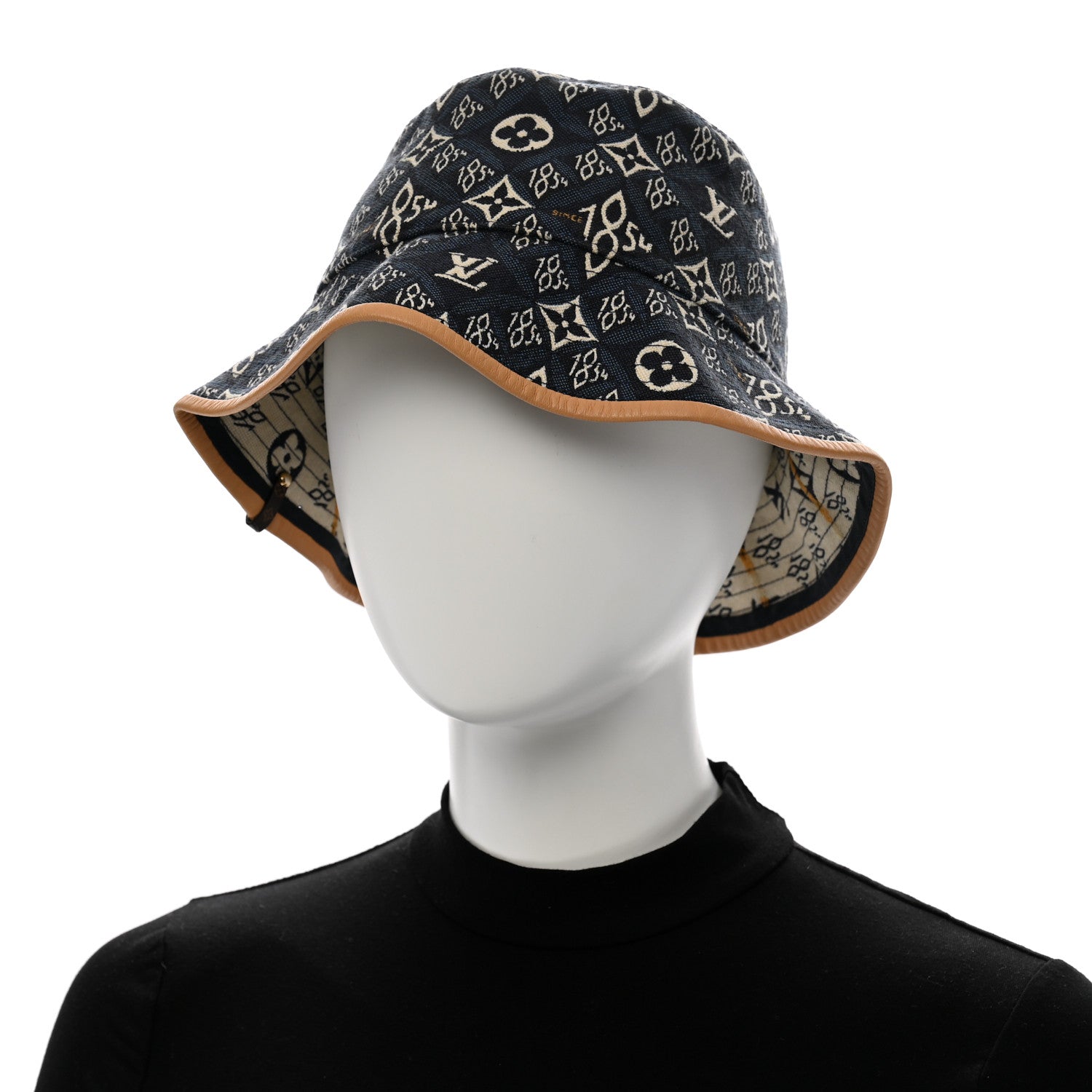 Louis Vuitton Jacquard Since 1854 Bucket Hat M Blue 2 of 8