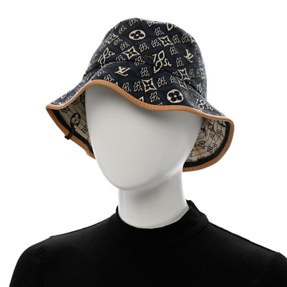 Louis Vuitton Jacquard Since 1854 Bucket Hat M Blue 2 of 8