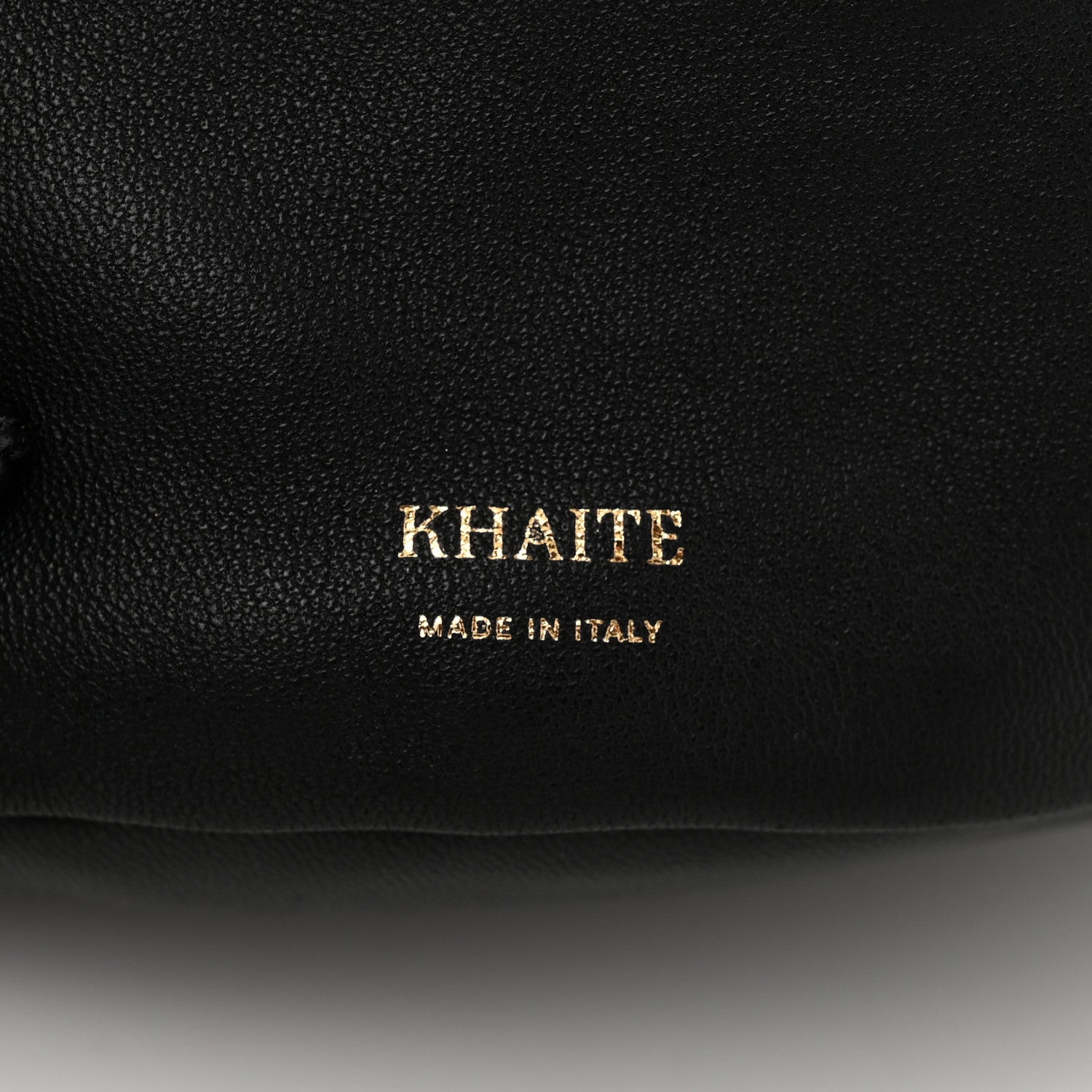 Khaite Smooth Calfskin Aria Bucket Bag Black 6 of 9