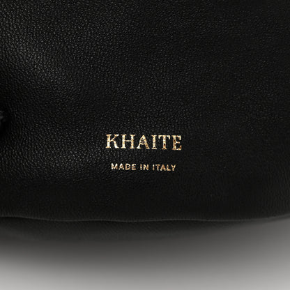 Khaite Smooth Calfskin Aria Bucket Bag Black 6 of 9