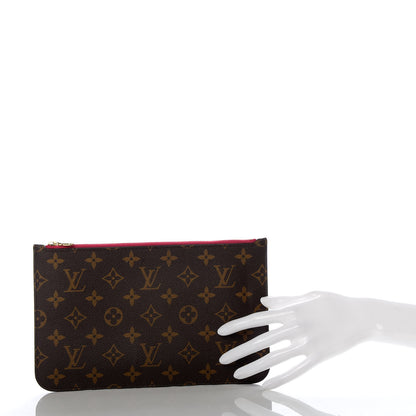 Louis Vuitton Monogram Neverfull MM GM Pochette Pivoine 2 of 8