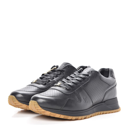 Louis Vuitton X SUPREME Calfskin Run Away Sneakers 7 Black 3 of 10