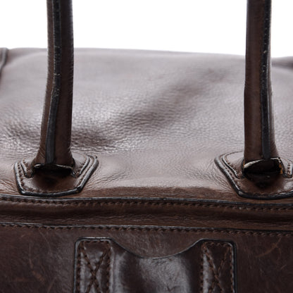Celine Pebbled Calfskin Mini Luggage Brown 9 of 14