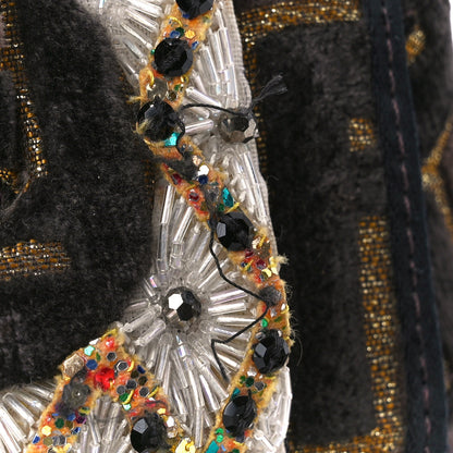 Fendi Velvet FF Beaded Embellished B Bag Multcolor 14 of 14