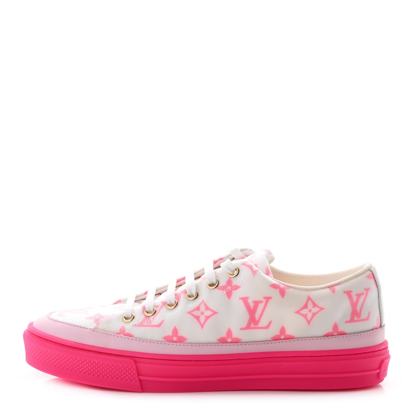 Technical Fabric Monogram Stellar Sneakers 38 Rose Pop