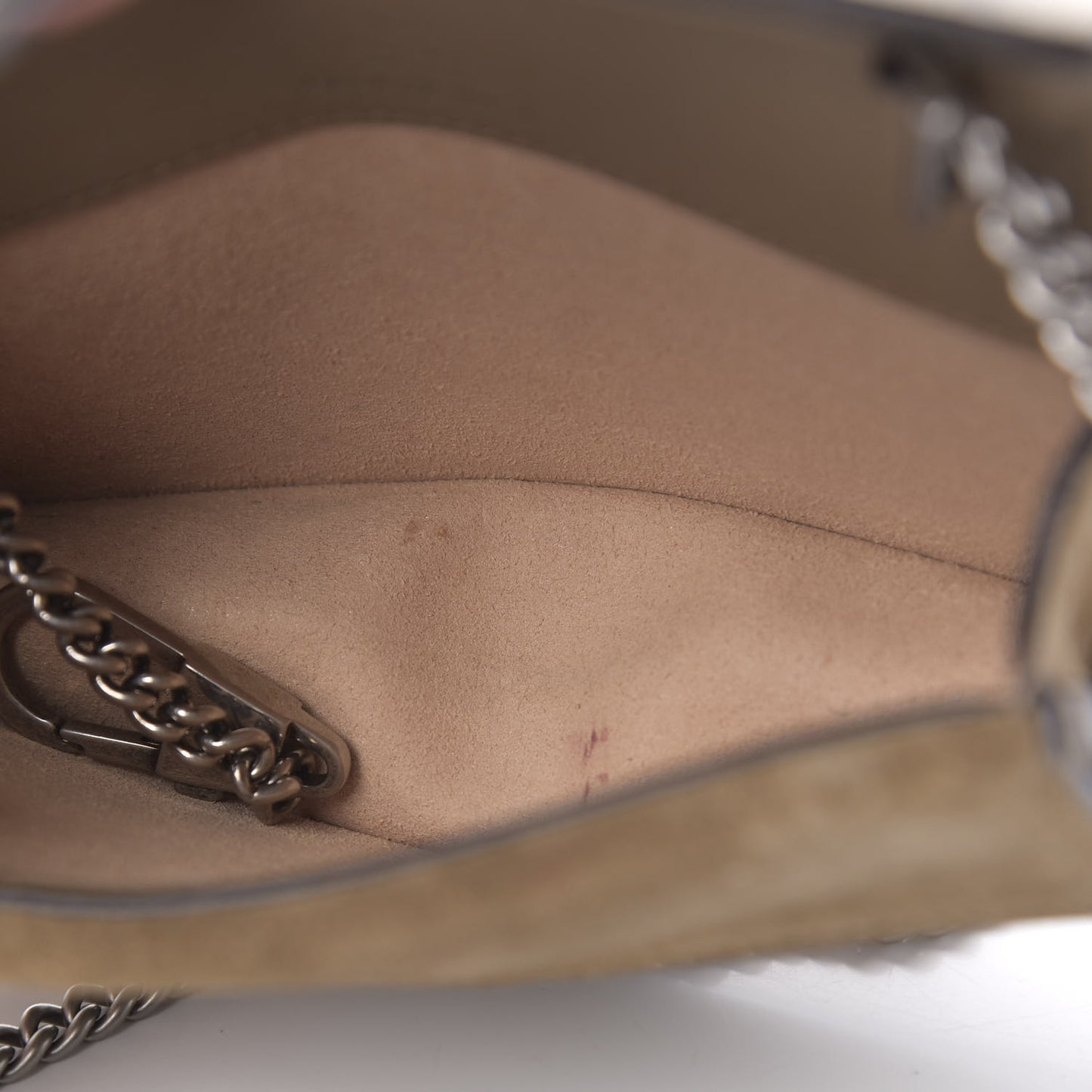 GG Supreme Monogram Super Mini Dionysus Shoulder Bag Taupe