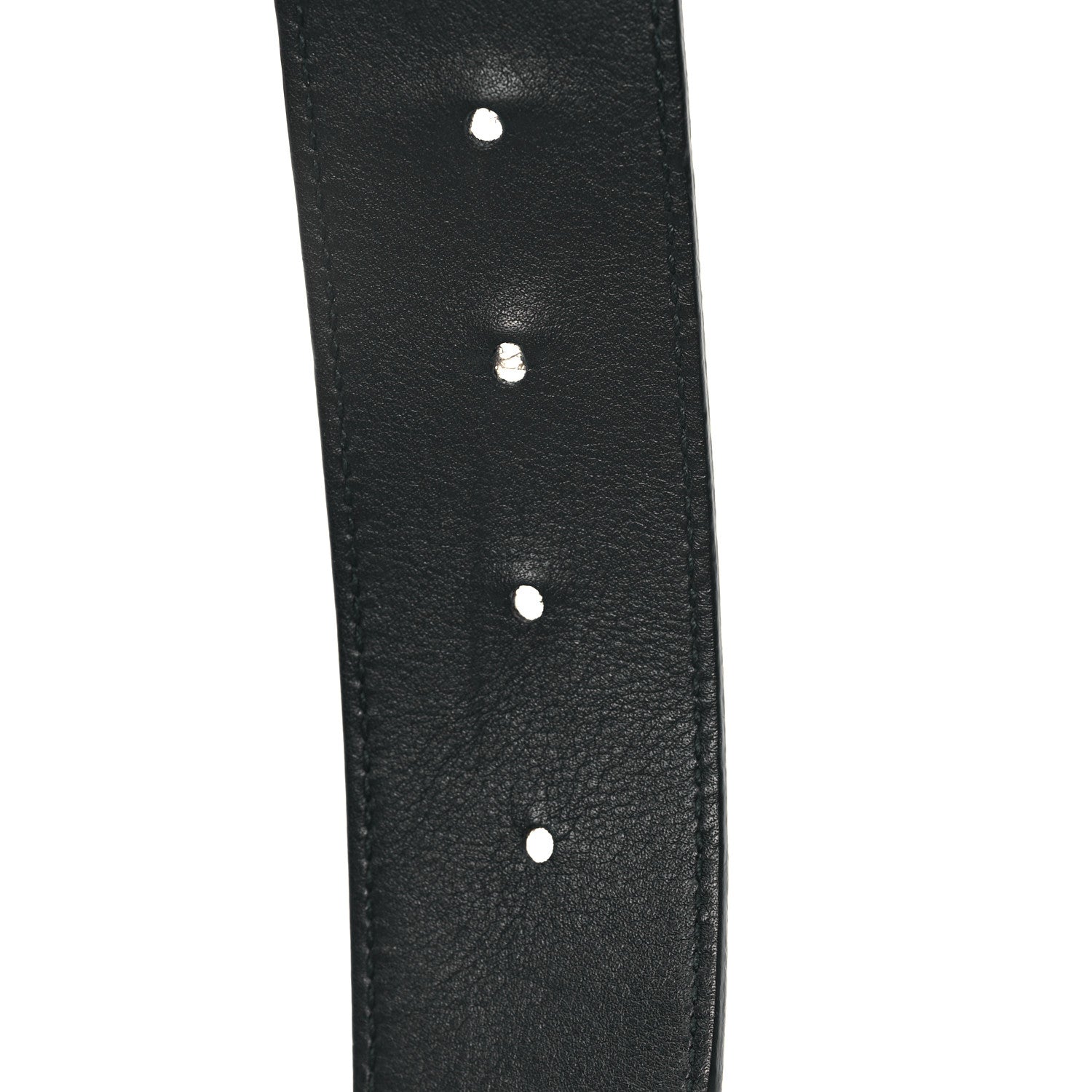Gucci Moon Calfskin Pearl Double G 40mm Belt 110 44 Black Cream 4 of 4
