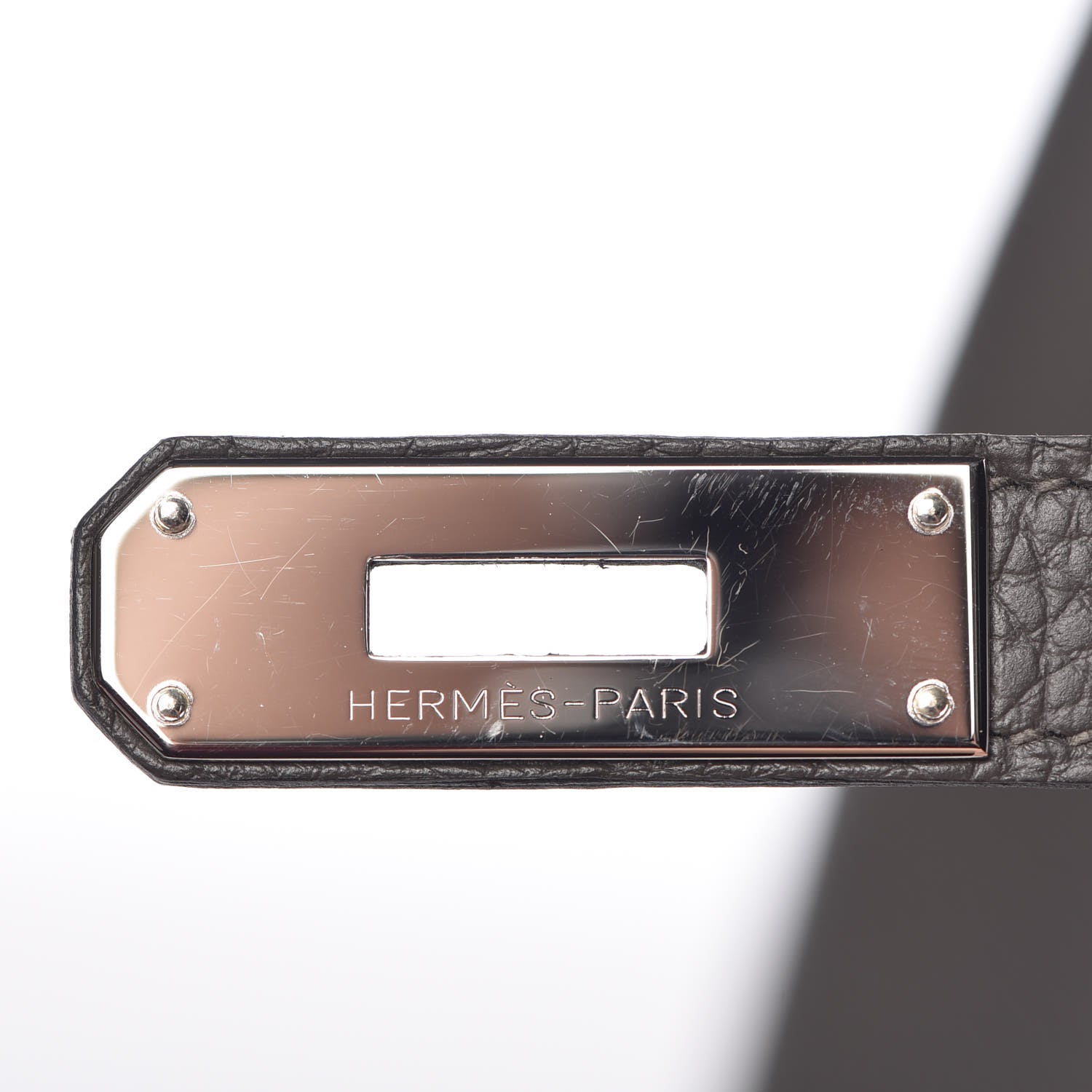 Hermes Taurillon Clemence Horseshoe Kelly Retourne 32 Graphite Tosca 28 of 41