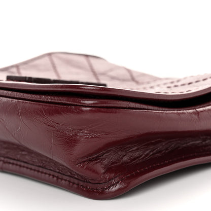 Saint Laurent SAINT LAURENT Crinkled Calfskin Matelasse Monogram Niki Chain Wallet Dark Legion Red 9 of 9