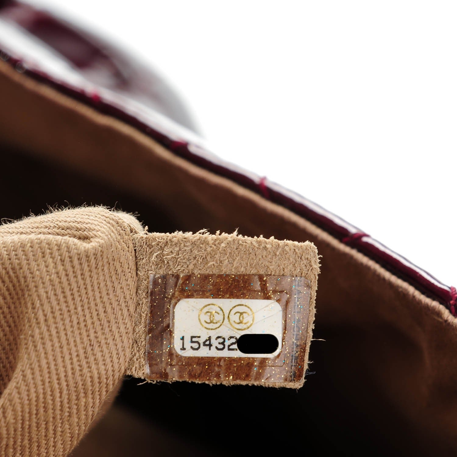 Chanel Patent Reissue XL Maxi Flap Bordeaux 7 of 7