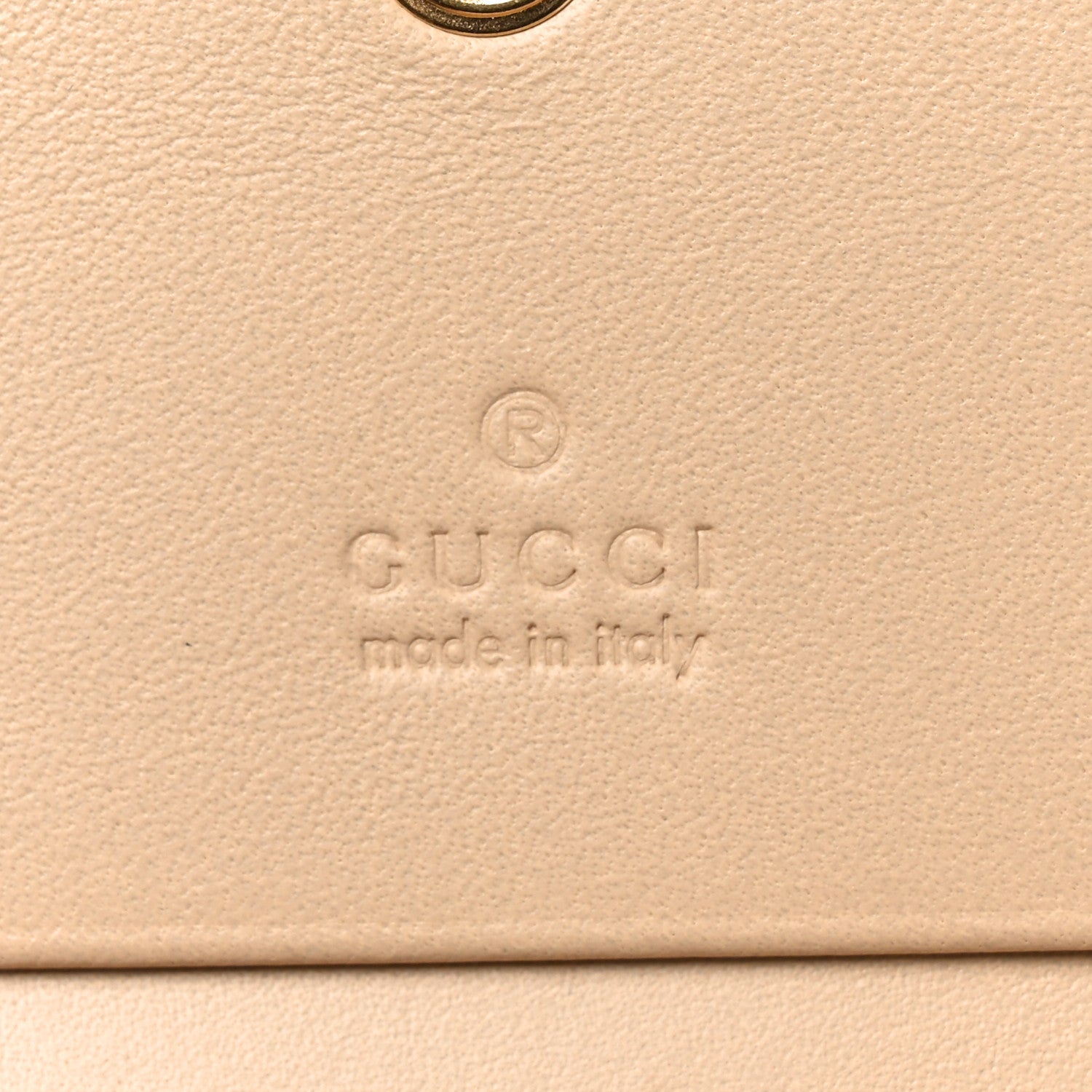 Gucci GG Supreme Monogram Calfskin Horsebit Print Card Case Beige Ebony Light Pink 6 of 8