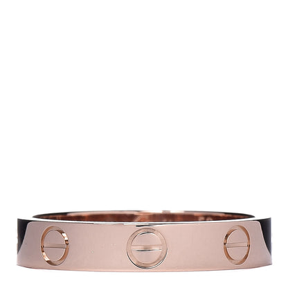 Cartier 18K Pink Gold 3.5mm LOVE Wedding Band Ring 53 6.5 1 of 5