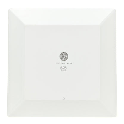 Hermes Porcelain Mosaique Au 24 Platinum Square Plate N°3 3 of 7