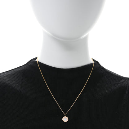 Bulgari 18K Rose Gold Mother of Pearl BVLGARI BVLGARI Pendant Necklace 2 of 4