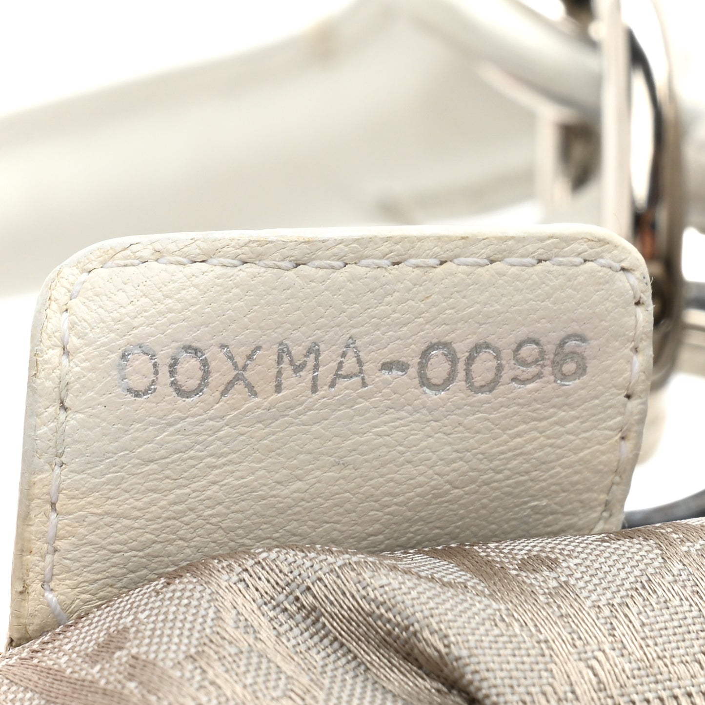 Lambskin Cannage Medium Soft Lady Dior White