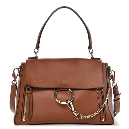 Chloe Calfskin Medium Faye Day Shoulder Bag Caramel 1 of 9