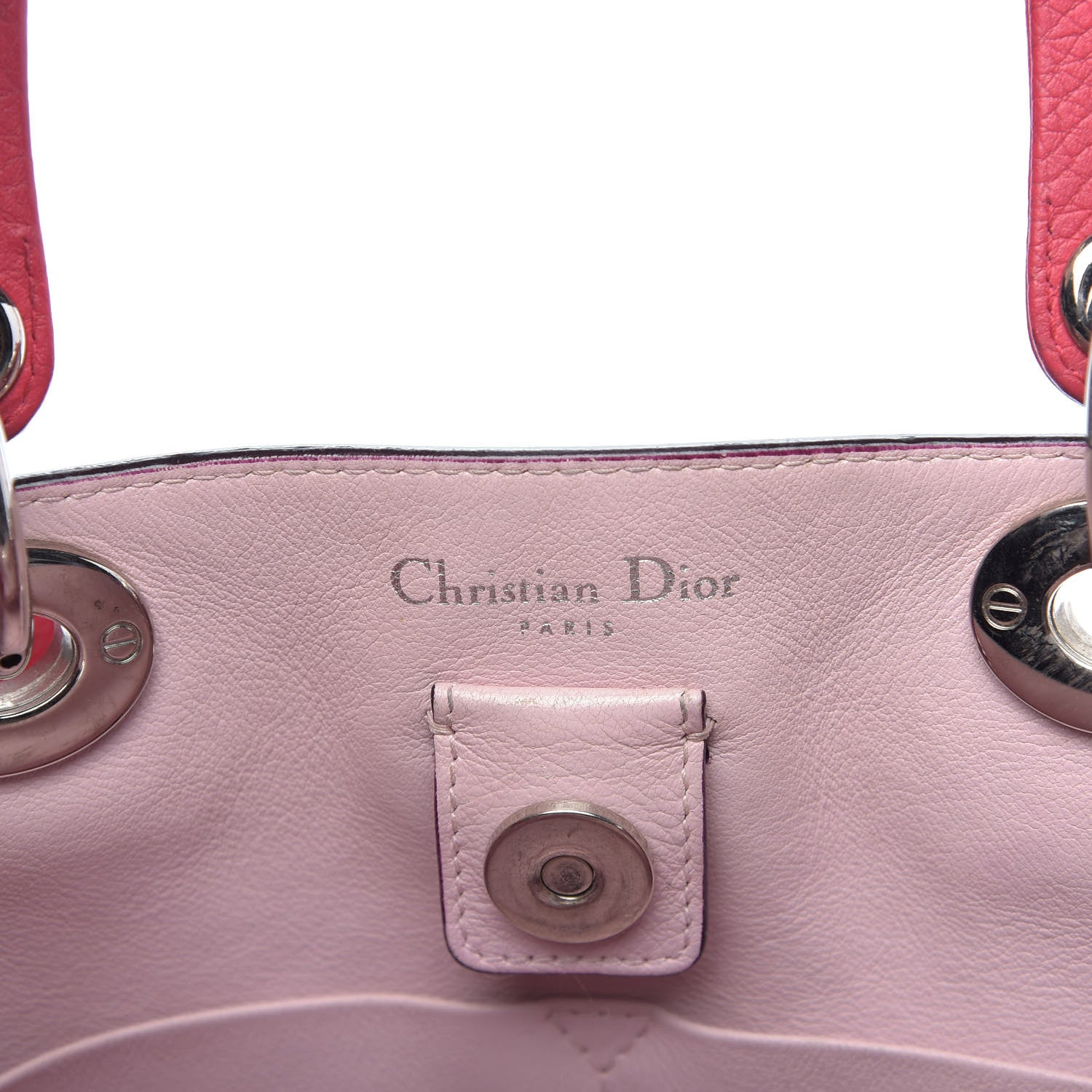 Christian Dior Bullcalf Large Diorissimo Fuchsia 8 of 15
