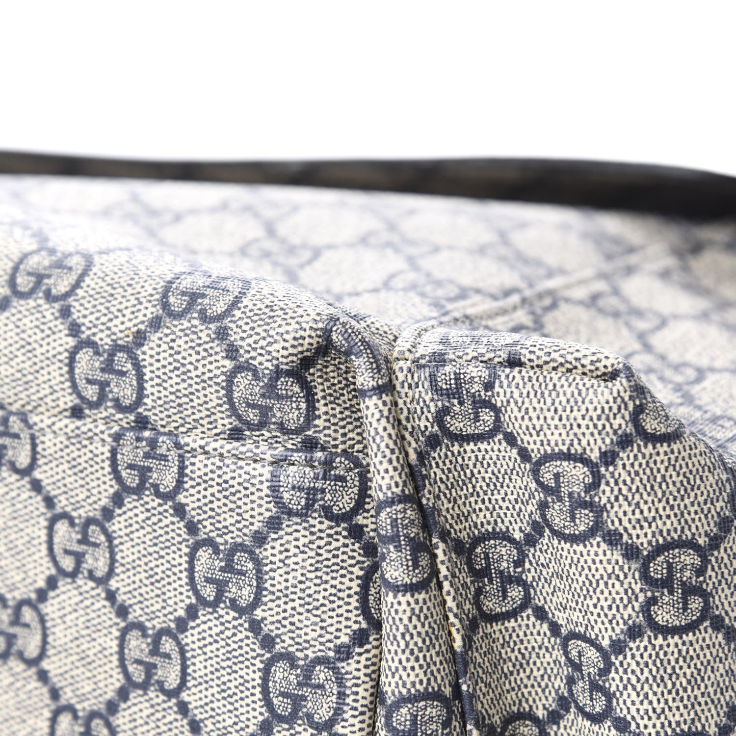 Gucci GG Plus Monogram Messenger Diaper Bag Navy 13 of 13