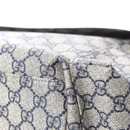 Gucci GG Plus Monogram Messenger Diaper Bag Navy 13 of 13