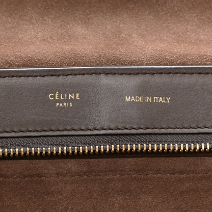 Celine Smooth Calfskin Suede Large Tri-Color Trapeze Taupe 6 of 17