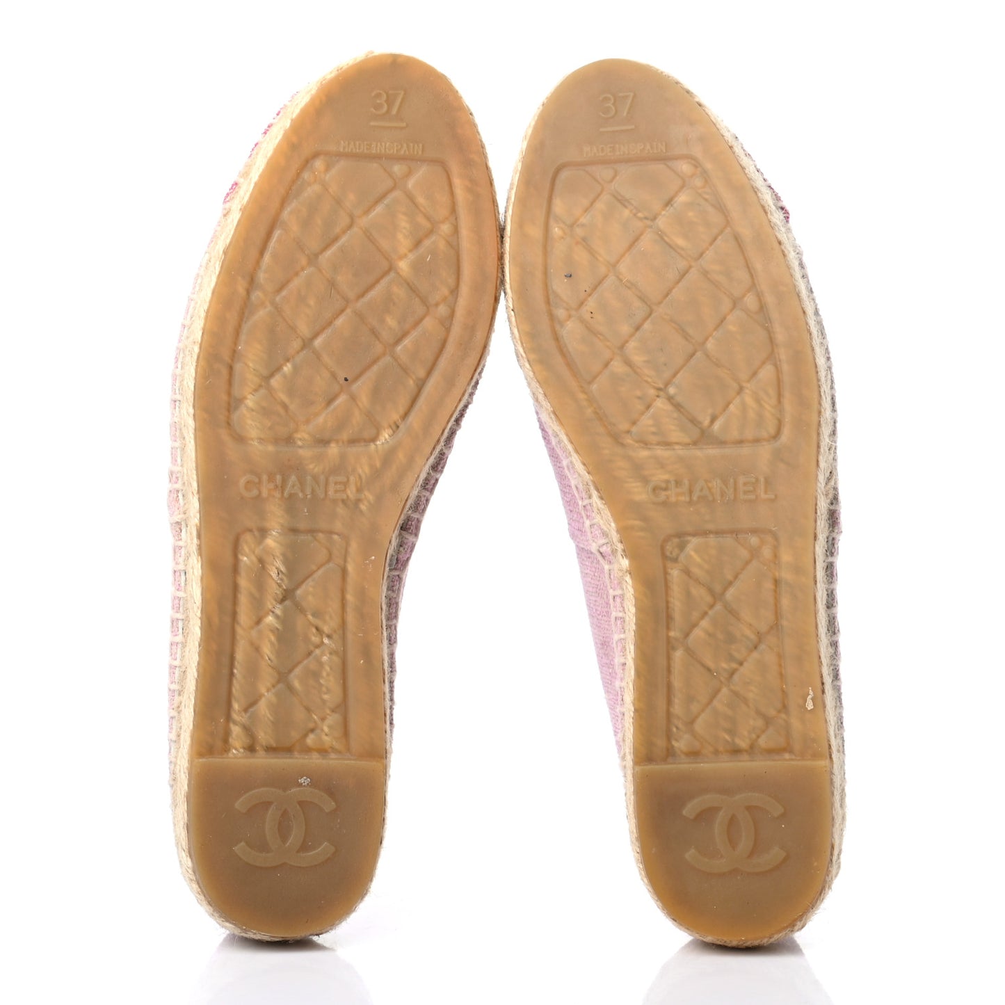 Toile Sequin CC Espadrilles 37 Pink Dark Pink