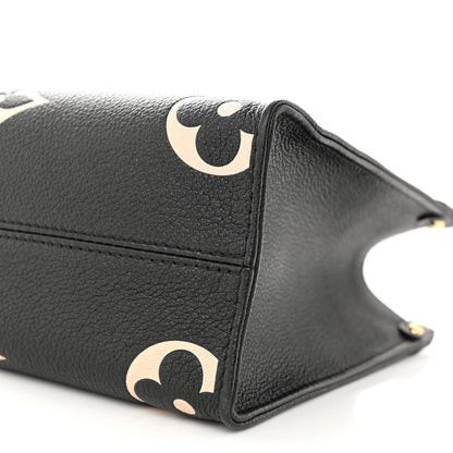 Louis Vuitton Empreinte Monogram Giant Onthego PM Black Beige 9 of 9