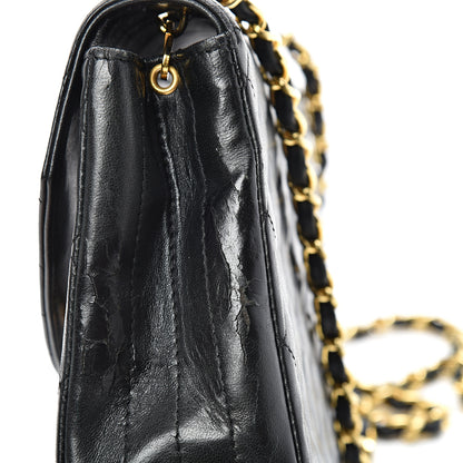 Chanel Lambskin Quilted Small Single Flap Black 13 of 22