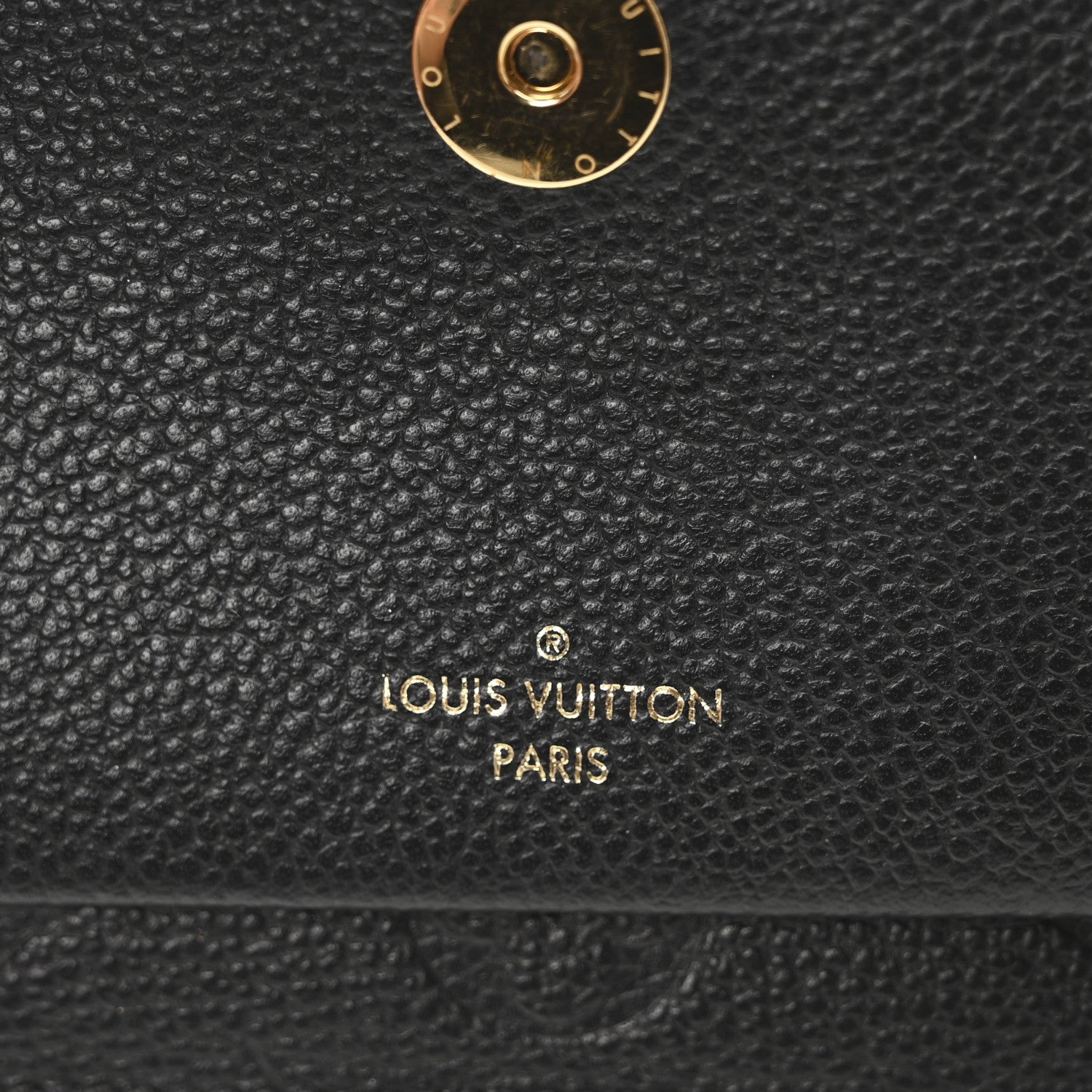 Louis Vuitton Empreinte Vavin Chain Wallet Black 6 of 10