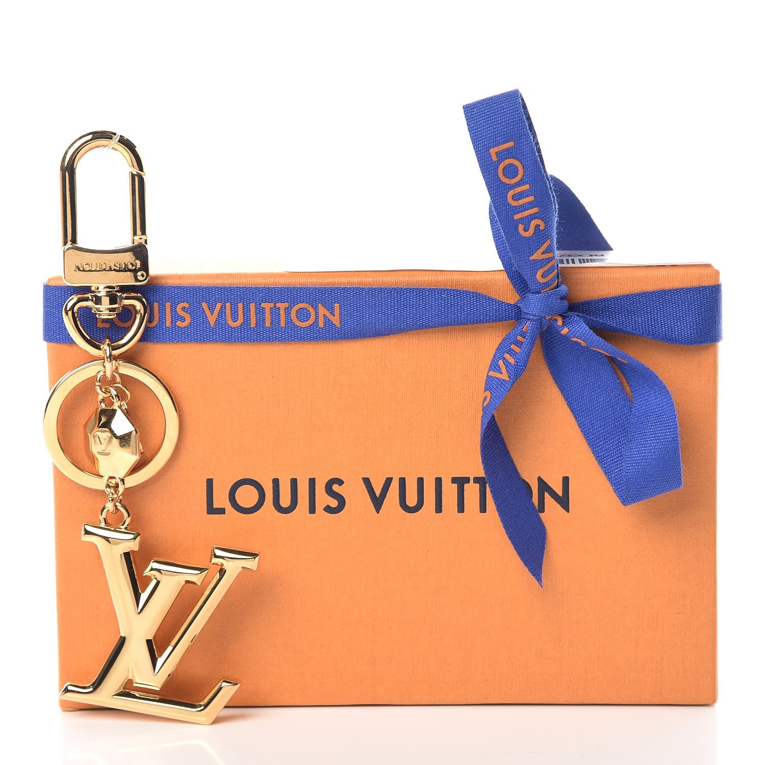 Louis Vuitton LV Facettes Bag Charm Key Holder Gold 6 of 6