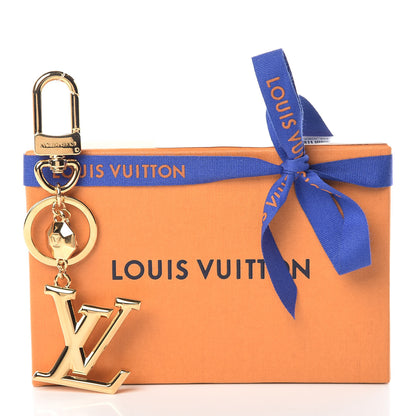 Louis Vuitton LV Facettes Bag Charm Key Holder Gold 6 of 6