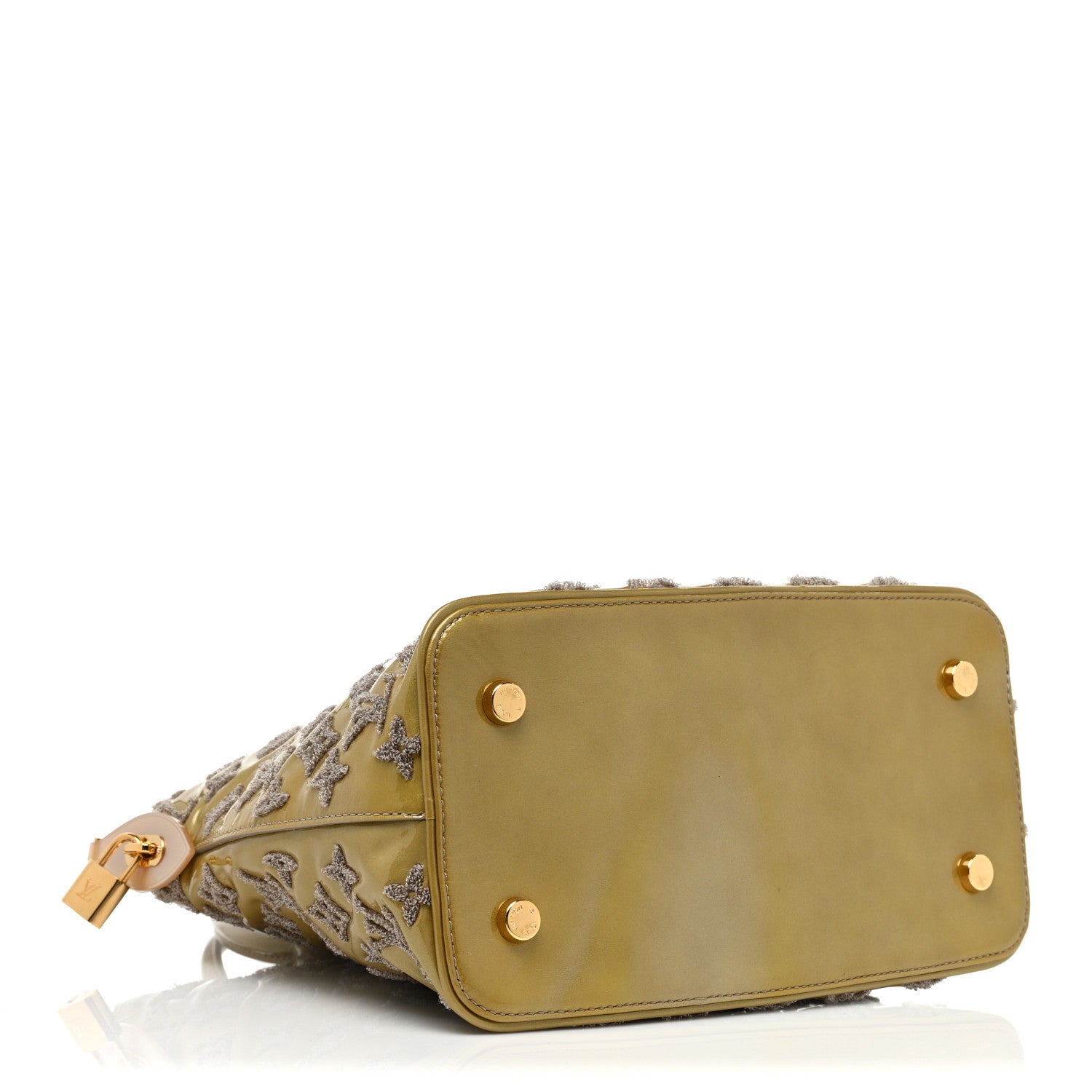 Louis Vuitton Patent Lambskin Fascination Lockit Moutarde 4 of 13