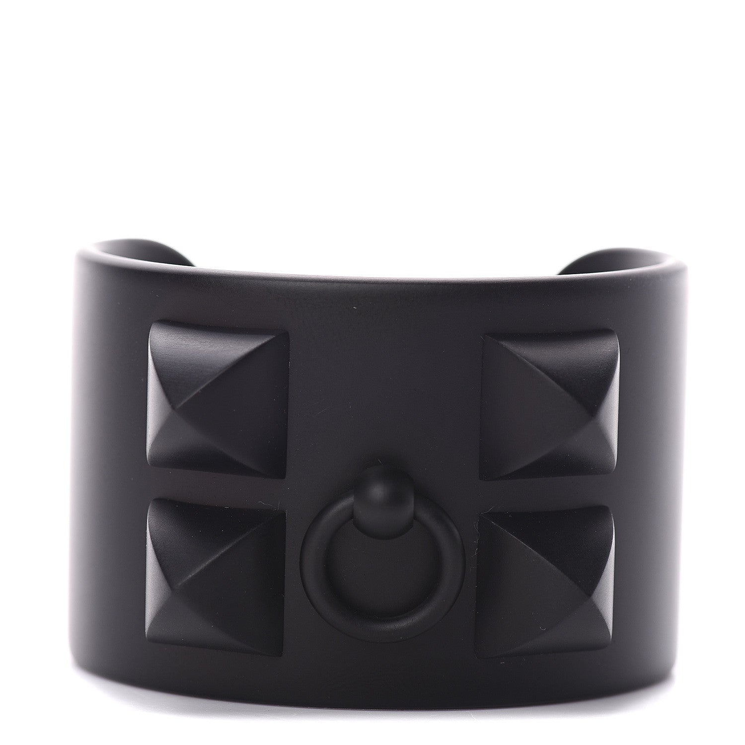 Hermes Aluminium Sunset Collier De Chien CDC Bracelet T2 Noir Intense 1 of 3