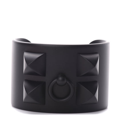 Hermes Aluminium Sunset Collier De Chien CDC Bracelet T2 Noir Intense 1 of 3