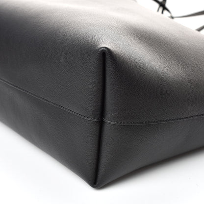 Saint Laurent Calfskin Large Shopping Tote Black 10 of 10