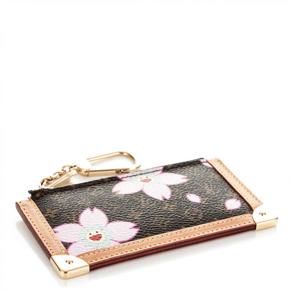 Louis Vuitton Monogram Cherry Blossom Key Pouch Brown 4 of 6