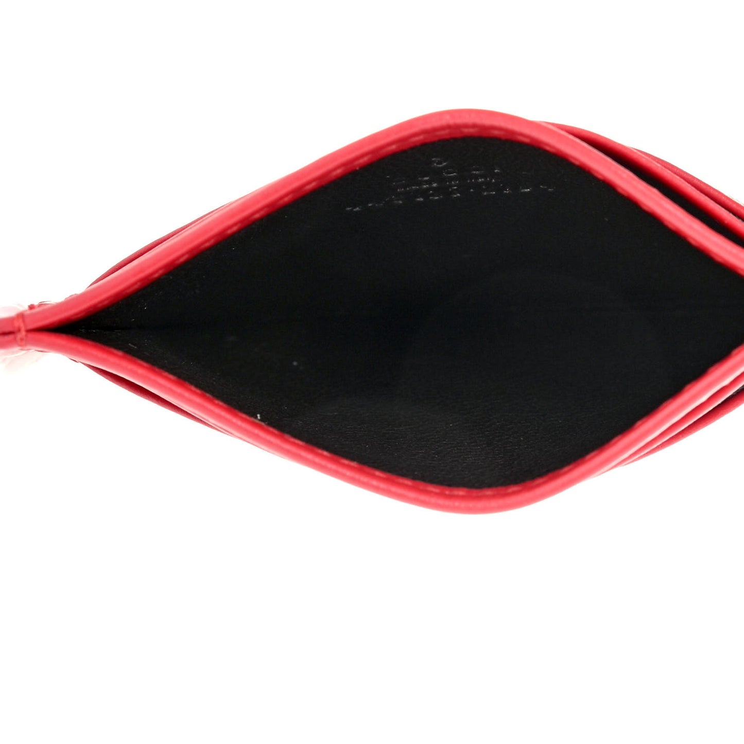 Calfskin Matelasse GG Marmont Card Holder Hibiscus Red