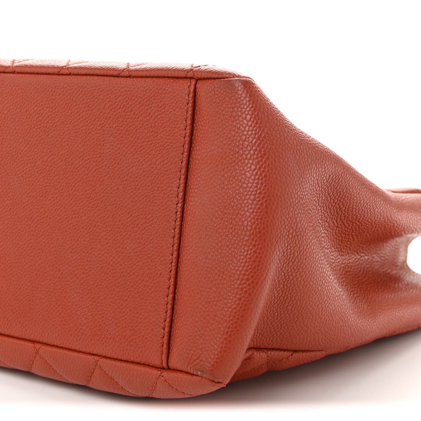 Caviar Quilted Grand Shopping Tote GST Red