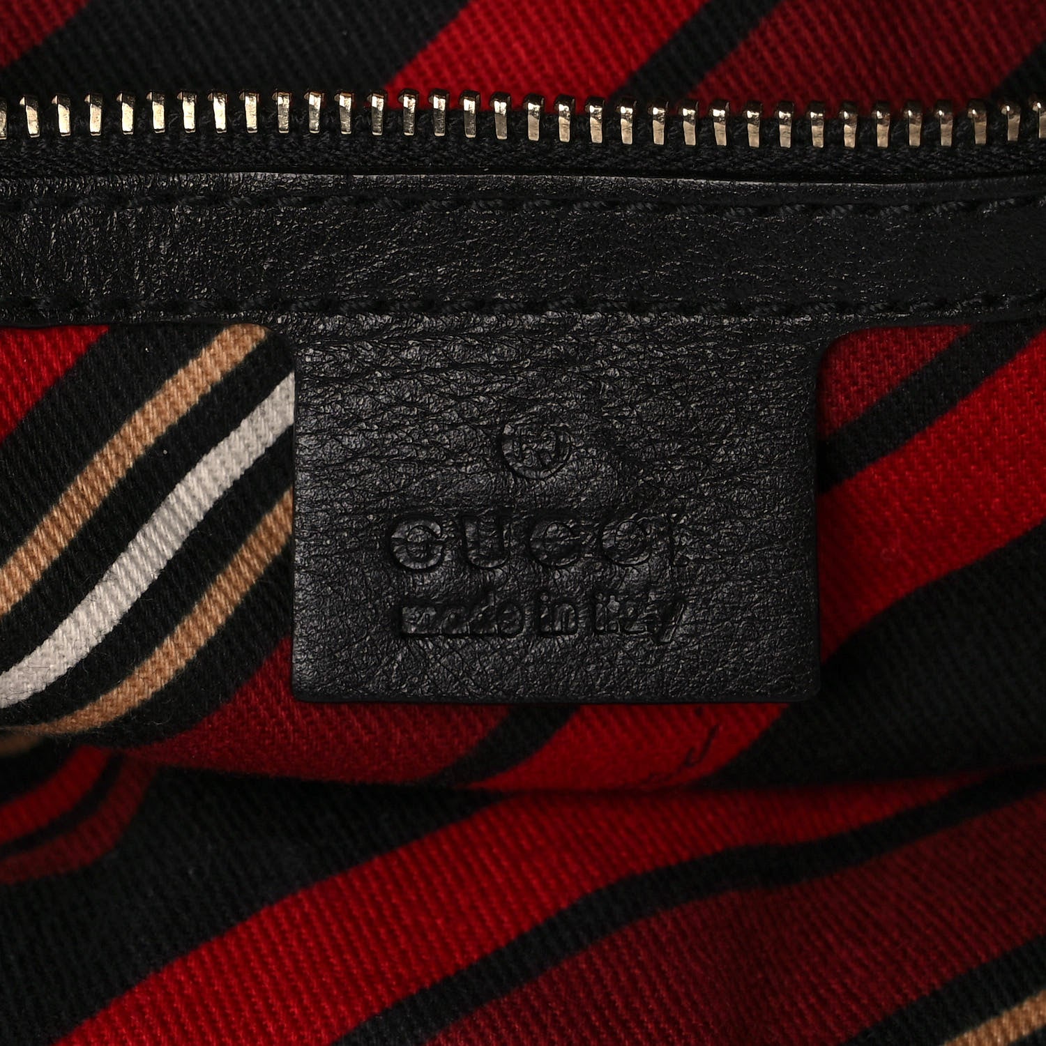 Gucci Guccissima Britt Medium Shoulder Bag Black 6 of 10