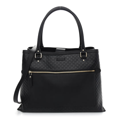 Gucci Soft Microguccissima Large Tote Black 1 of 11