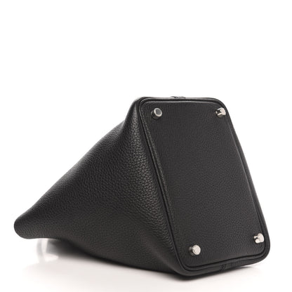 Hermes Taurillon Clemence Picotin Lock 18 PM Black 4 of 10