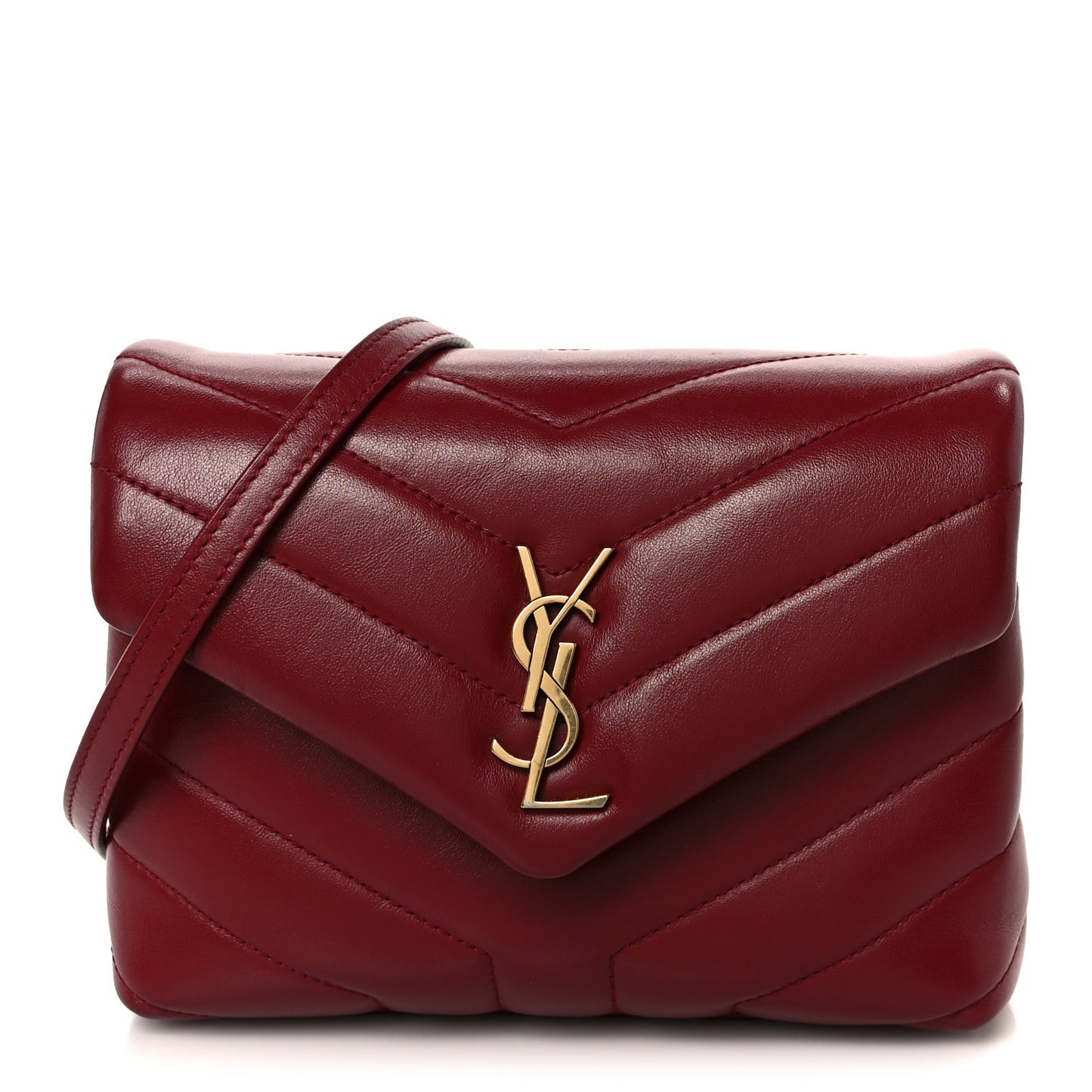 Calfskin Y Quilted Monogram Toy Loulou Monogram Crossbody Bag Rouge Legion
