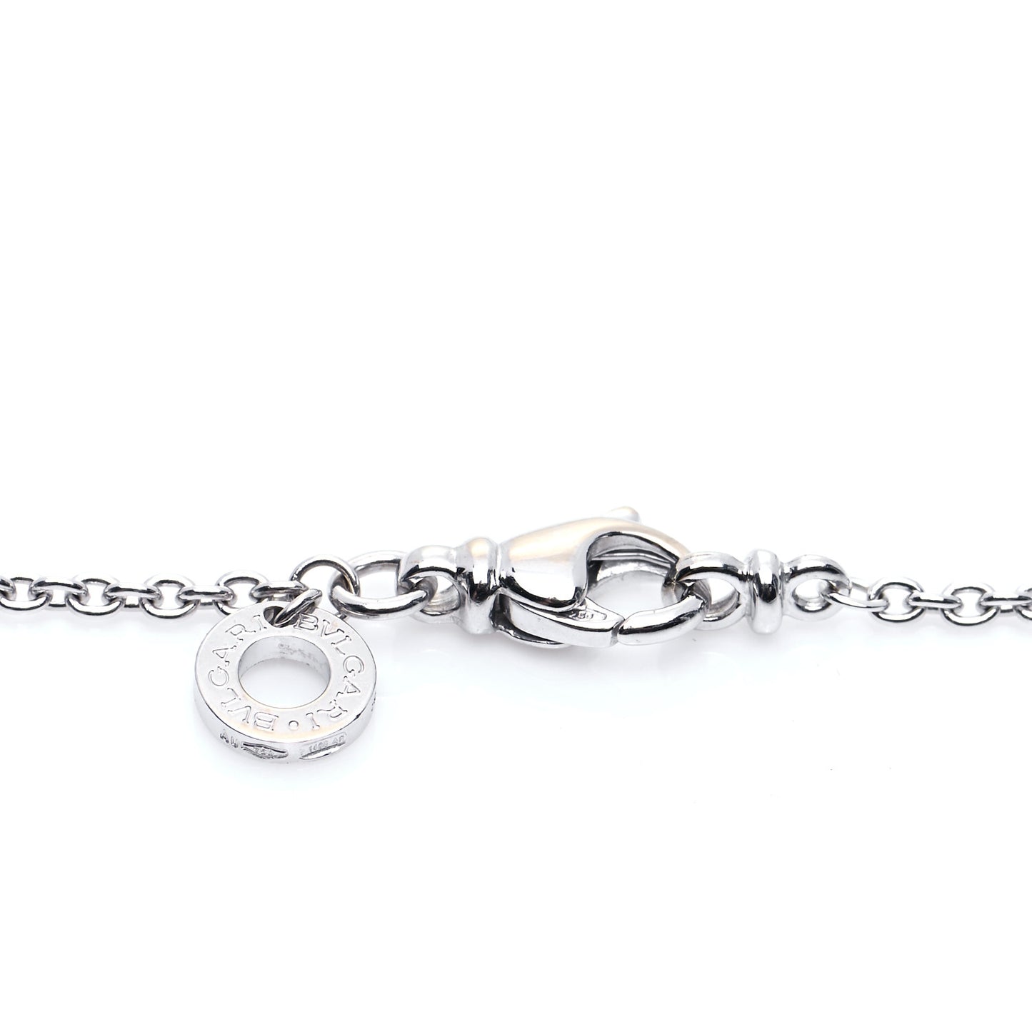 18K White Gold B.Zero1 Pendant Necklace