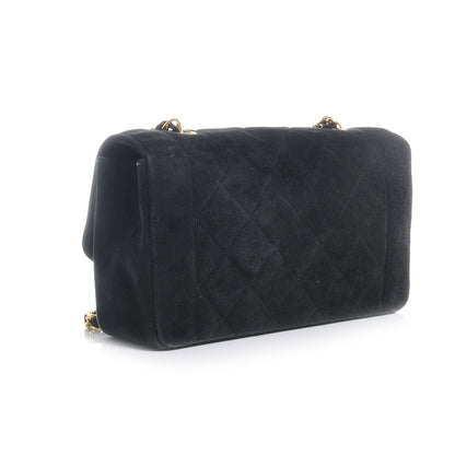 Chanel Suede Quilted Small Flap Black 3 of 8