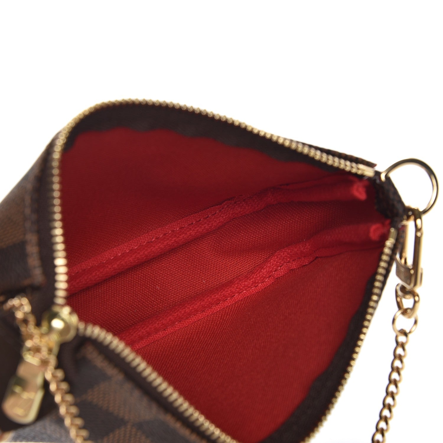 Louis Vuitton Damier Ebene Mini Pochette Accessories 6 of 7